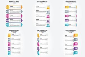 Use this vector infographics set to make your advertising in brochures. flyers. and magazines more effective.