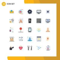 25 Thematic Vector Flat Colors and Editable Symbols of camera software estimation bug drawing Editable Vector Design Elements