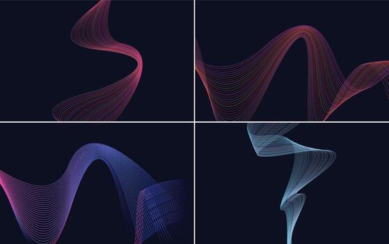 agrega un toque de modernidad a tu diseño con este paquete de fondos vectoriales vector