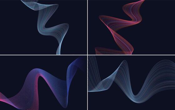 agrega un toque de elegancia a tu diseño con este paquete de fondos vectoriales vector