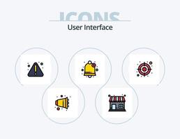 User Interface Line Filled Icon Pack 5 Icon Design. . care. volume. heart. support vector