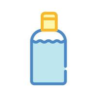 disinfection gel bottle color icon vector illustration