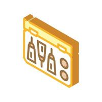 first aid kit with antidote isometric icon vector illustration