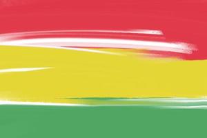 Modern background with brush strokes of paint on canvas, in the colors of the flag of South Africa, decoration vector