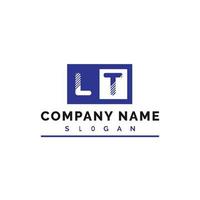 LT Letter Logo Design vector