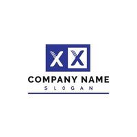 XX Letter Logo Design vector