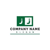 JJ Letter Logo Design vector