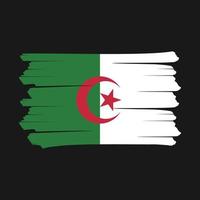 Algeria Flag Brush vector