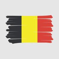 cepillo de bandera de bélgica vector