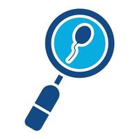 Reproduction Process Glyph Two Color Icon vector