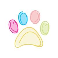 Simple Paws Logo vector