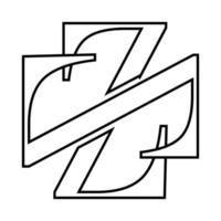 letter z icon illustration vector