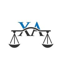 Law Firm Letter XA Logo Design. Law Attorney Sign vector