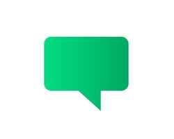Chat icon simple design. Speech bubble icon. Message speech bubble with cloud talk vector