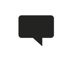 Chat icon simple design. Speech bubble icon. Message speech bubble with cloud talk vector