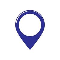 Location Icon Template. Navigation map, gps, direction, place, compass, contact, search concept vector design on white background