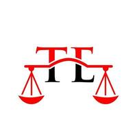 Law Firm Letter TE Logo Design. Law Attorney Sign vector