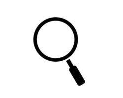 Magnifying Glass Icon Design vector