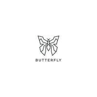 Butterfly logo icon design vector