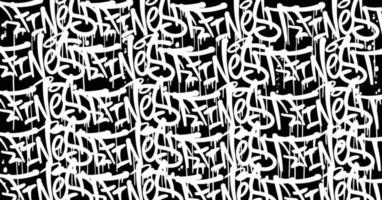 fondo de arte de graffiti con tirada de garabatos y estilo de etiquetado dibujado a mano. tema urbano de graffiti de arte callejero para impresiones, patrones, pancartas y textiles en formato vectorial vector