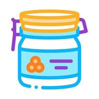 Caviar Bottle Icon Vector Outline Illustration