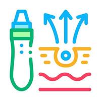 roller against acne icon vector outline illustration