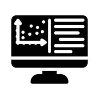 programming data science glyph icon vector illustration