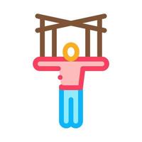 Puppet Show Icon Vector Outline Illustration