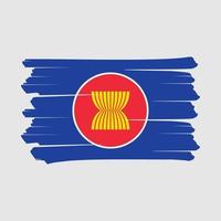 Asean Flag Brush vector