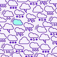 Background made of weather. A vector illustration