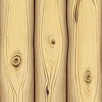 Light wood texture with knots, plank background - Vector