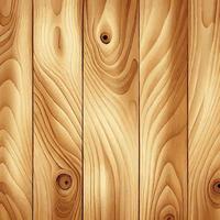 textura de madera clara con nudos, fondo de tablón - vector