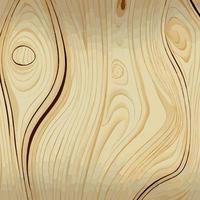 Light wood texture background with knots - Vector illustration