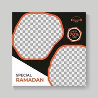 Special ramadan food sale social media post template vector