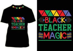 Black History Month T-shirt Design vector