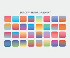 Gradient Set Background vector