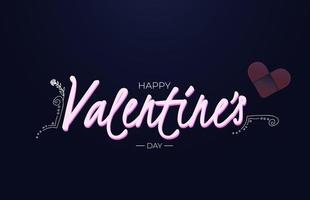 heart shape valentine day design vector
