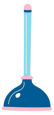 Plunger for toilet clogging cleaning appliance