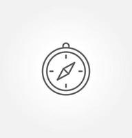 compass icon vector illustration logo template for many purpose. Isolated on white background.