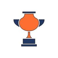 trophy icon vector. trophy icon vector illustration