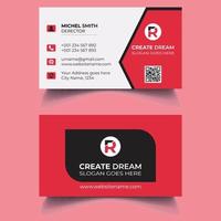 Vector Modern Corporate and Clean Business Card Template