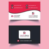 Vector Modern Corporate and Clean Business Card Template