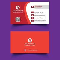 Vector Modern Corporate and Clean Business Card Template