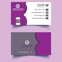 Vector Modern Corporate and Clean Business Card Template