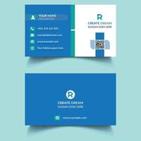 Vector Modern Corporate and Clean Business Card Template