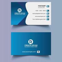 Vector Modern Corporate and Clean Business Card Template