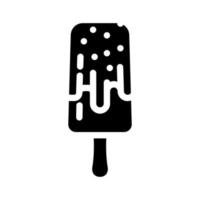 ice cream glyph icon vector illustration