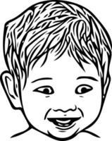 Baby Line Art vector