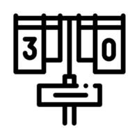 Game Match Board Icon Vector Outline Illustration