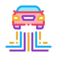 car electronic technology icon vector outline illustration
